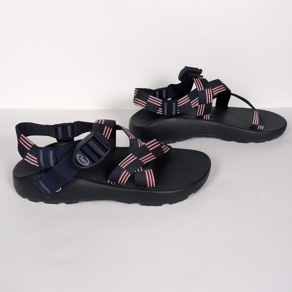 CHACO Z/1 Classic Hiking Sandal American Flag Adjustable Strap J105411 Men's 8 - Picture 3 of 8